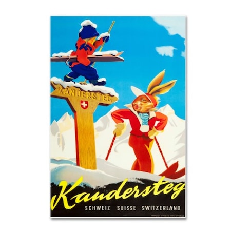 Vintage Apple Collection 'Kandersteg' Canvas Art,12x19